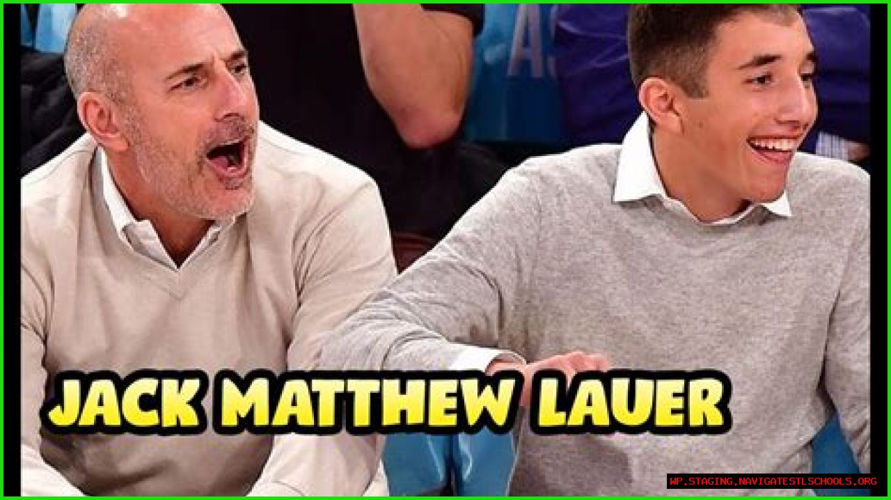 Jack Matthew Lauer: A Comprehensive Insight Into His Life And Career